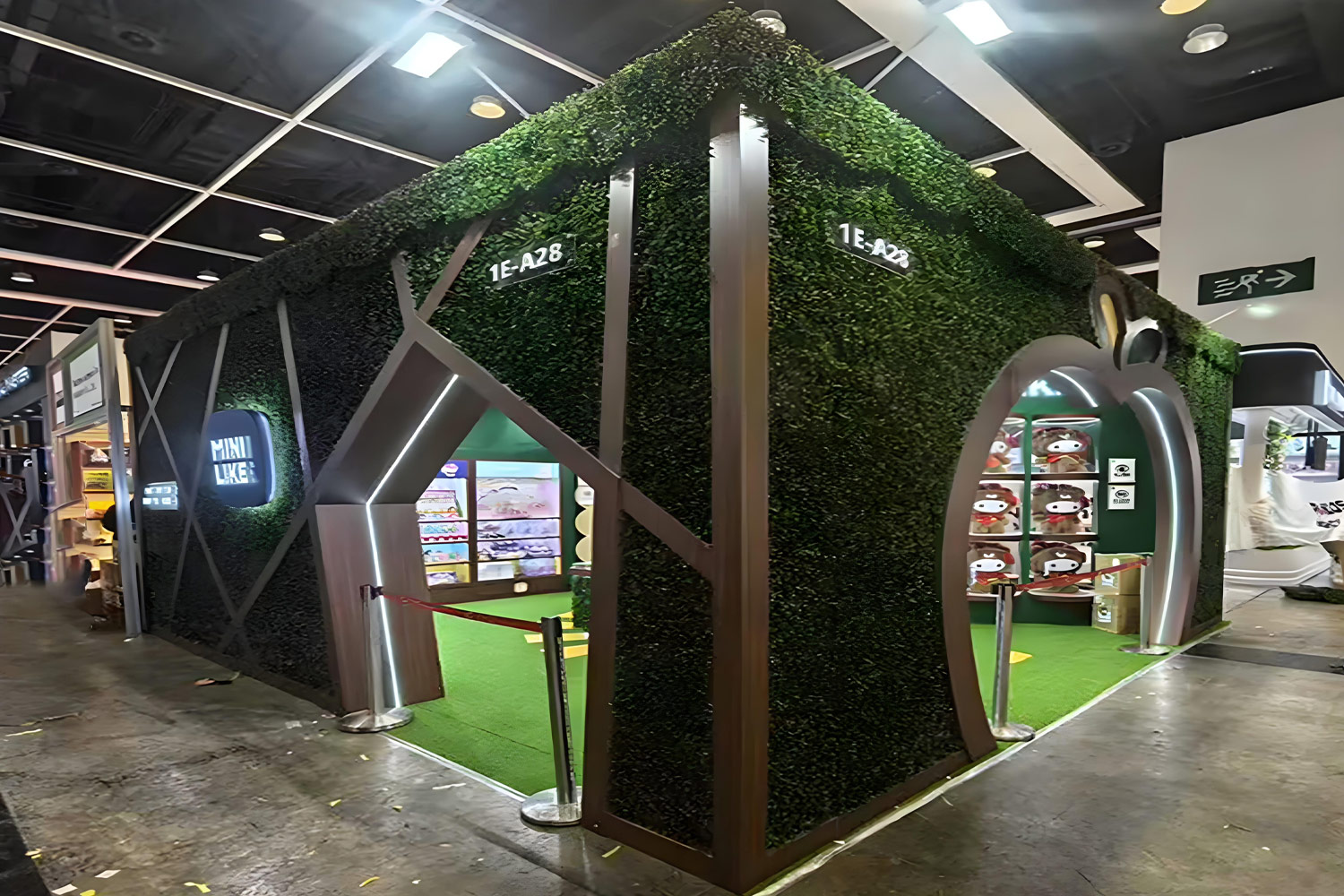 【香港玩具展】MINILAKE森林乐园展位设计、展位搭建