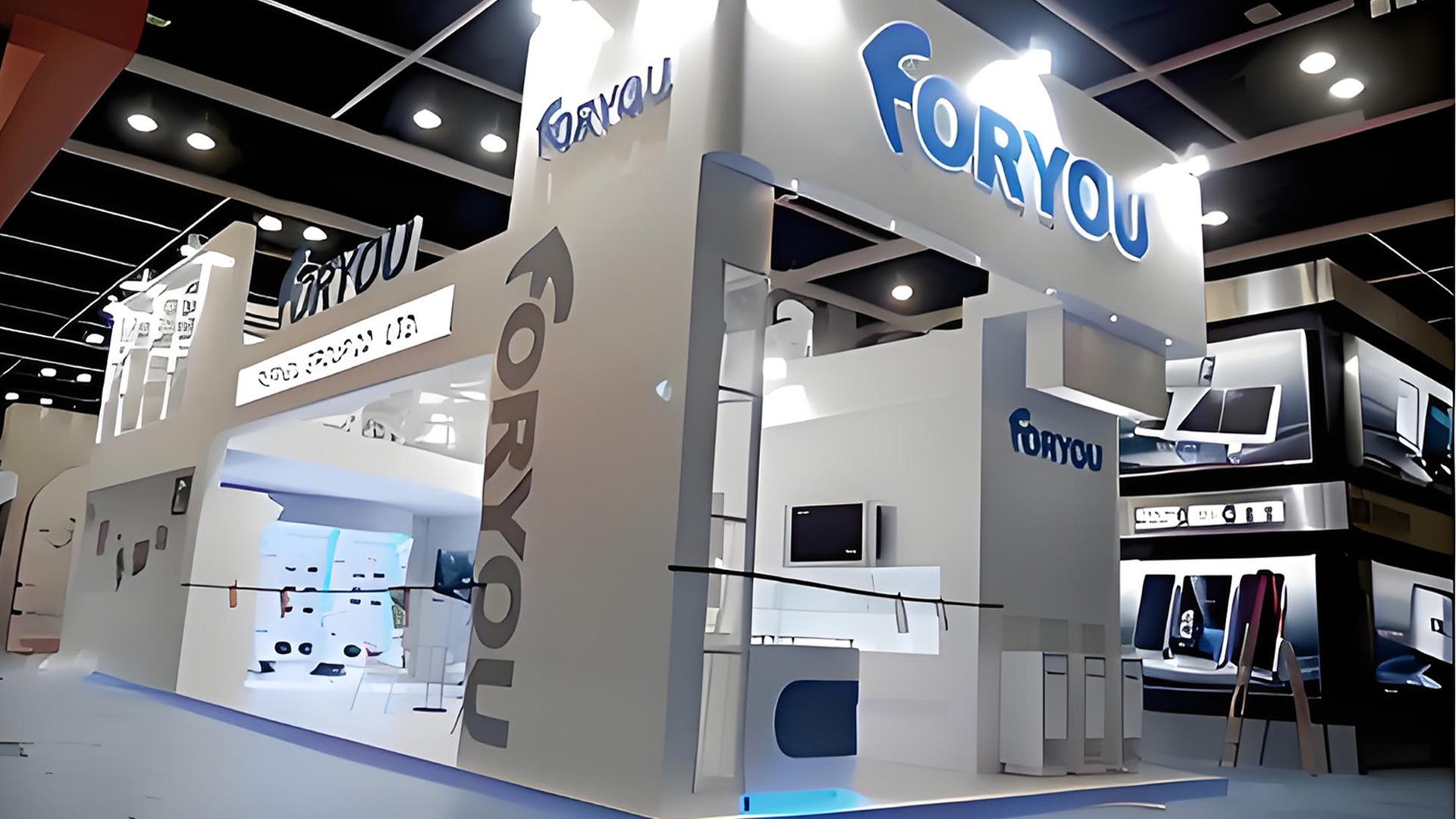 【香港电子展】FORYOU华阳展位设计、展位搭建