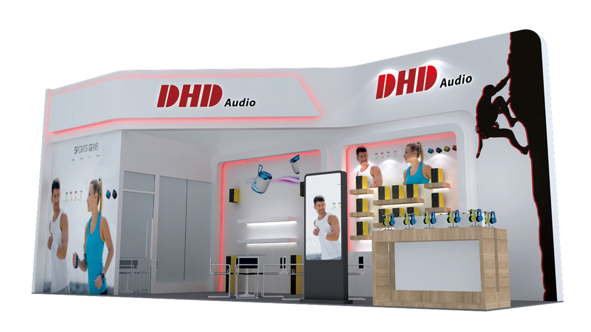 【香港电子展】DHD展位设计、展位搭建